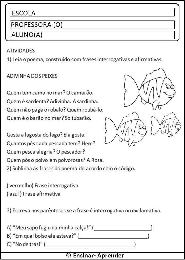 Ensinar Aprender Loja: APOSTILA DIGITAL PORTUGUÊS 3º ANO