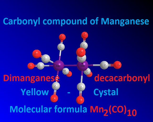 Why  manganese does not form mono nuclear carbonyl compound but hydro derivative of such carbonyl  is mono meric – explain ?
