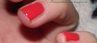 Bourjois So Laque Ultra Shine Nail Polish Review - 33 Tangerine Fatal Swatch