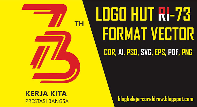 Download Logo HUT RI 73 background transparan