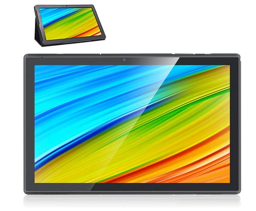 CWOWDEFU 10 Inch Android Tablet with Case Built-in Stand