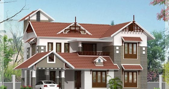 4 bedroom Kerala house plan in 2180 sq.feet - Kerala home design and