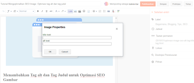 Detail gambar dengan atribut alt pada blogger