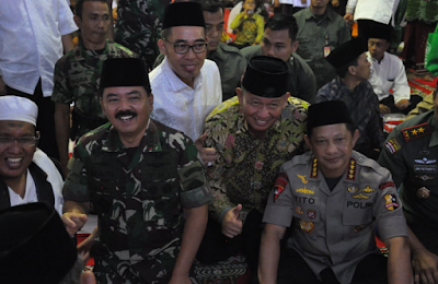 Panglima TNI dan Kapolri Sambangi Lampung