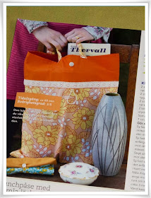 Tips från tidning, hopvikbar kasse