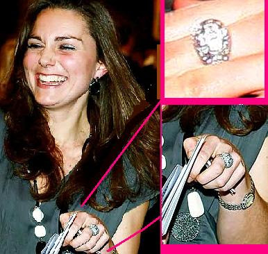 Kate Middleton's Giant Diamond Ring