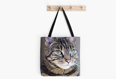 Cat Art Photo Tote Bag