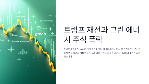 트럼프 재선과 그린에너지