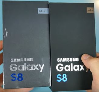 box samsung galaxy s8 asli dan replika