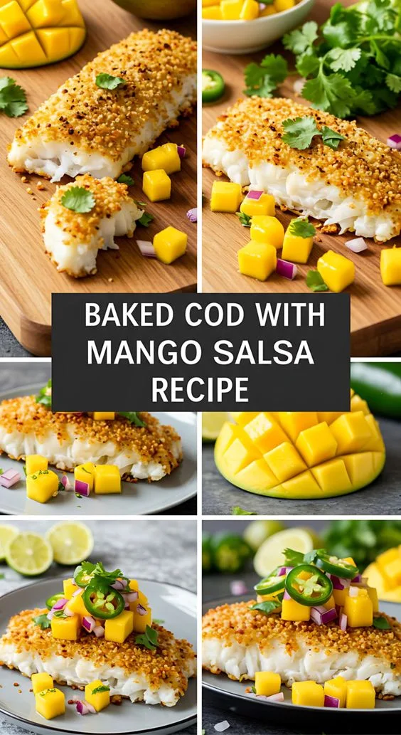 Baked Cod with Mango Salsa Recipe