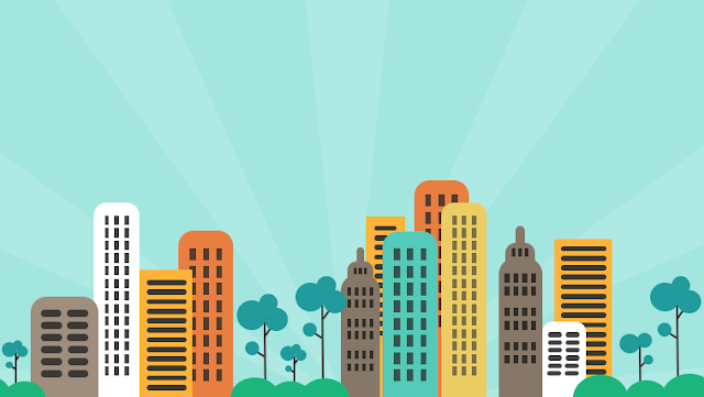 Animated Motion Graphic City PowerPoint Templates