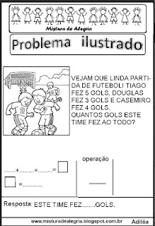 Problema de matemática ilustrado