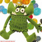 patron gratis monstruo amigurumi, free amigurumi pattern monster 