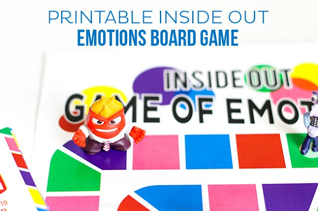 Funny Inside Out Free Printable Board Game.