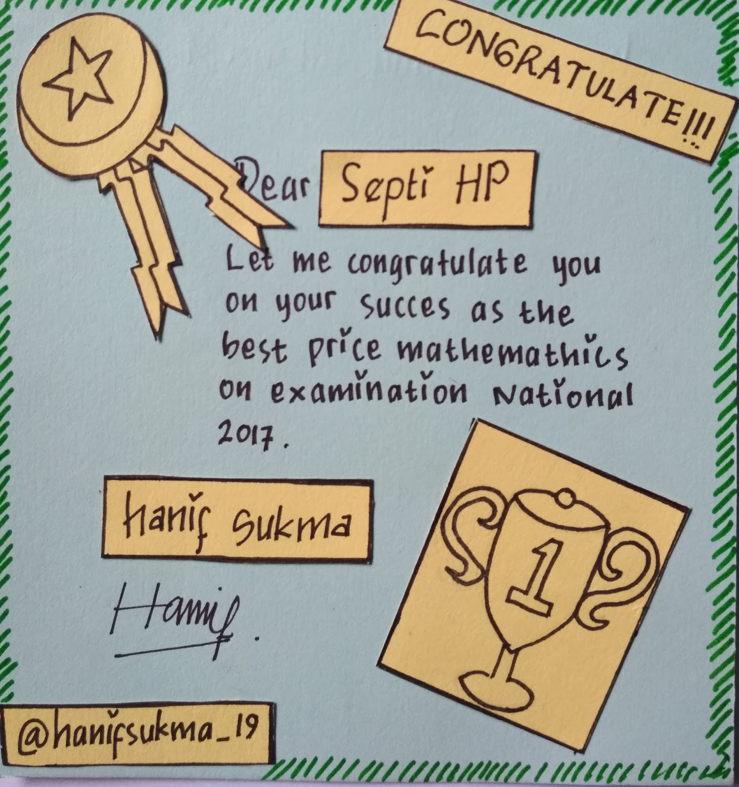 8 Contoh Congratulation Card (Kartu Ucapan Selamat Dalam 