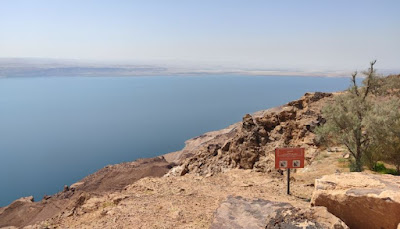 Vistas del Mar Muerto desde el Panoramic Dead Sea View.