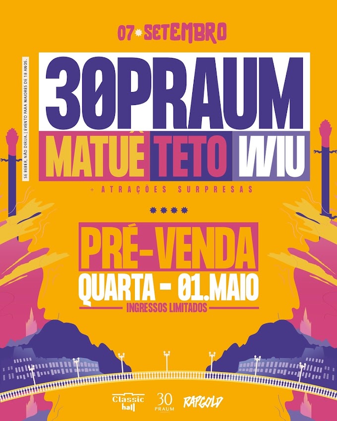 07/09/2024 Shows de Matuê, Teto e WIU em Recife [Classic Hall]