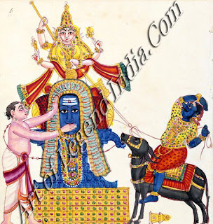 Shiva and Yama (Markandeya episode) 