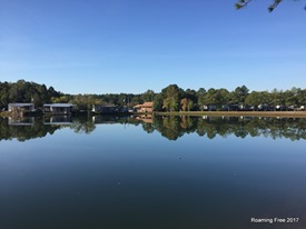 Seasonal sites around the lake