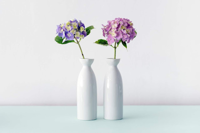 Two hydrangea vases | Maarten Deckers