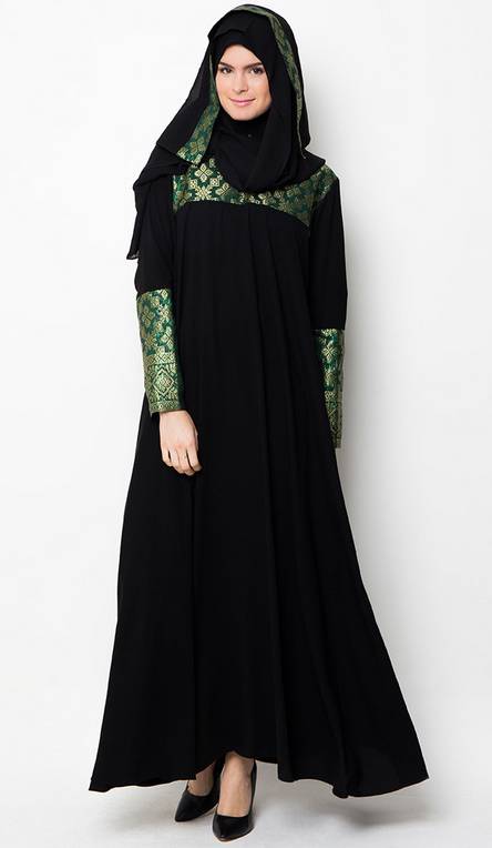 Contoh Model Baju Muslim Gamis  Terbaru Untuk Hari Raya