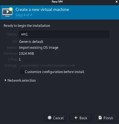 Last step this configuration