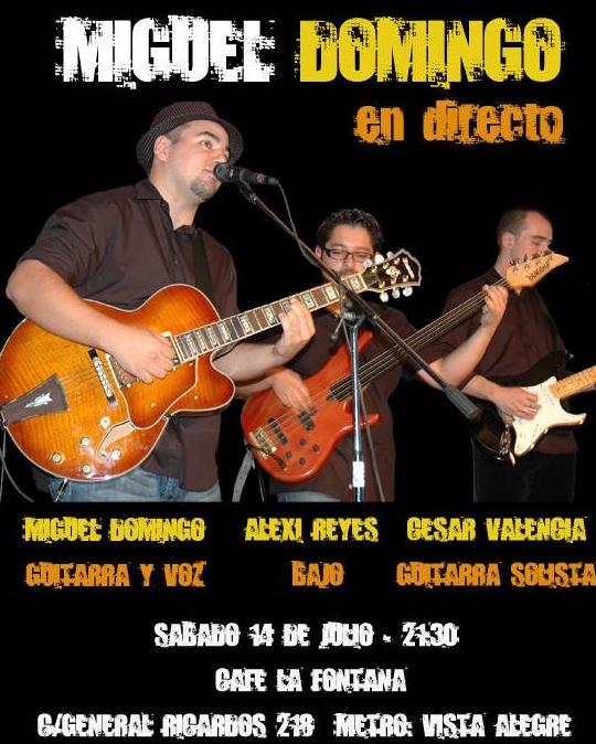 ESTE SÁBADO MIGUEL DOMINGO EN CONCIERTO