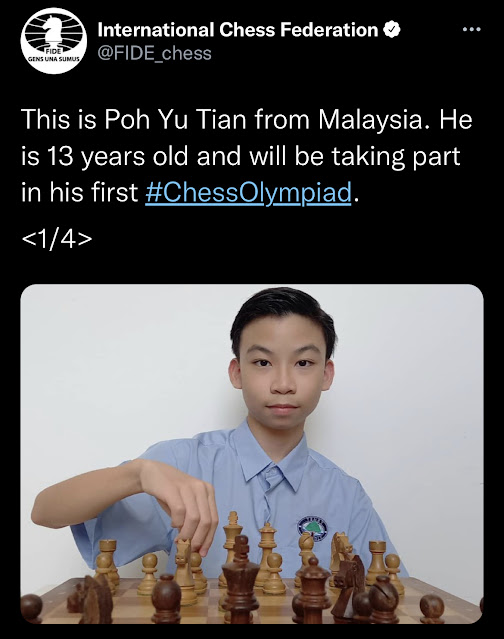 Malaysia’s Poh Yu Tian