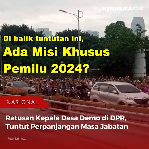 Yang saya khawatirkan adalah Pak Jokowi Misi Khusus Pemilu 2024?