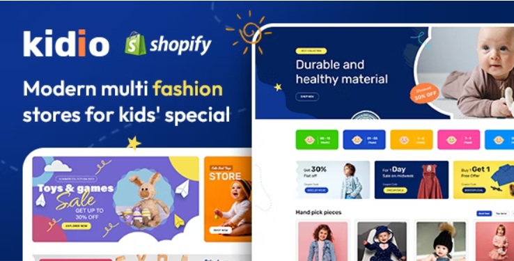 Best Kids Store and Baby Shop Shopify Theme