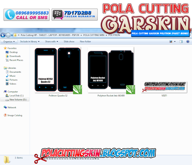 Pola Cutting Garskin Politron [Paket Bisnis]