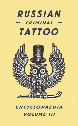 Russian criminal tattoos. I was drawn to the candy coloured covers of these