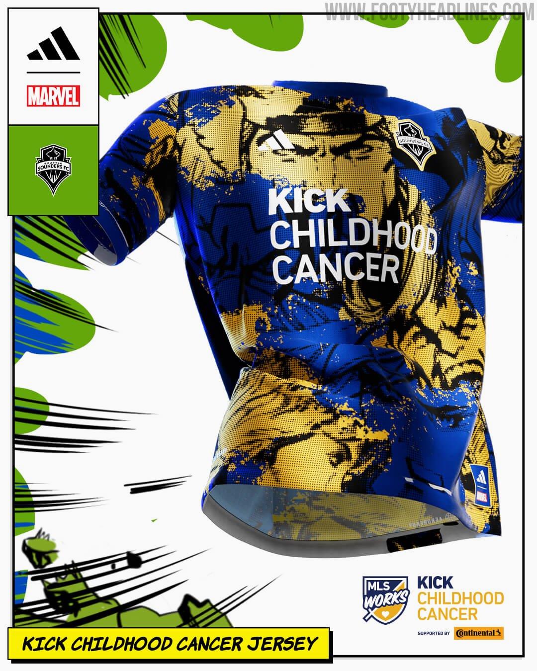 adidas LAFC Kick Childhood Cancer Training Jersey 2023