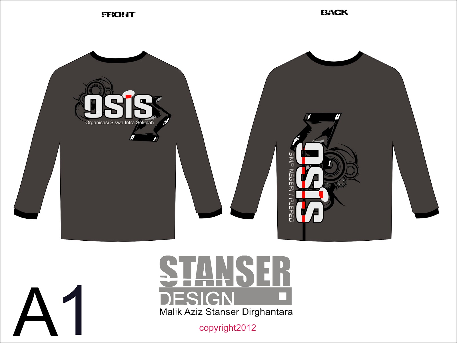 DESAIN BAJU OSIS STANSER INDEPENDENT