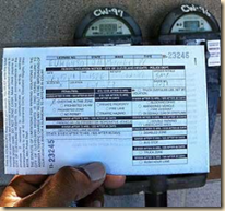 Josh Cribbs Parking Ticket