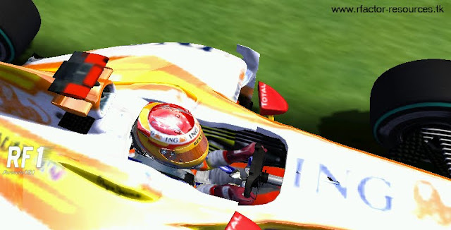 Renault F1 Fernando alonso en rFactor F1 2009 WCP