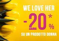 Logo Pittarello ''We Love Her'': sconto del -20% su un prodotto donna