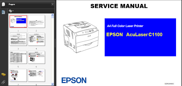 Epson Aculaser C1100 Service Manual