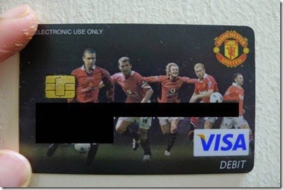 Public Bank Mancheter United visa debit card