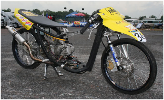 Foto Modifikasi Motor Yamaha Mio Soul Drag Terbaru 2015