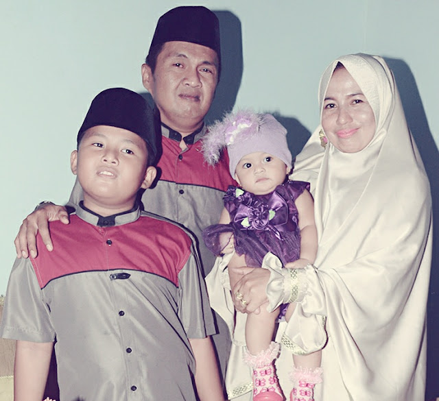 M Rushan Rusli dan keluarga