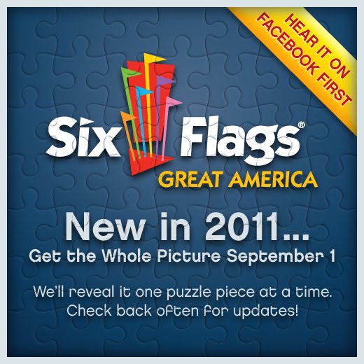 six flags great america park map. Six Flags Great America Looks