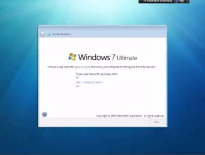 cara instal windows 7