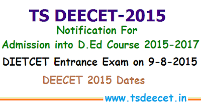 deecet admission procedure rules, deecet guidelines, online applying procedure, fee details, eligibility criteria for deecet, information bulletin, how to apply on online at tsdeecet.cgg.gov.in, tsdeecet admission rules, go.22 for amendment rules to go.63, d.ed colleges list in ap telangana, ncte new norms for d.ed course duration