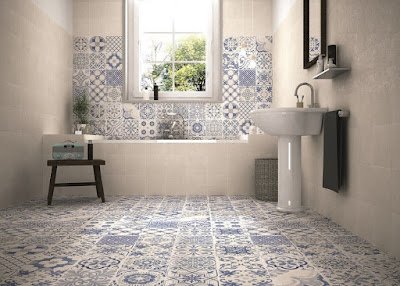 gambar motif keramik kamar mandi terbaru