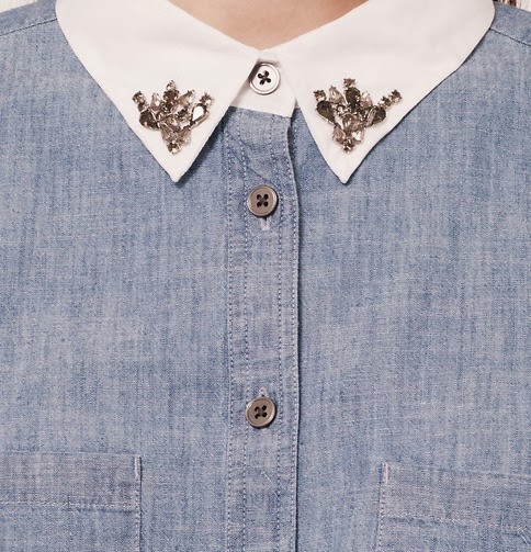 Chambray top is the latest style