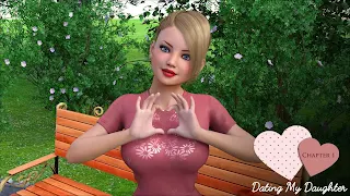 screenshots of a game called dating my daughter