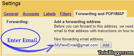 Gmail Forwarding