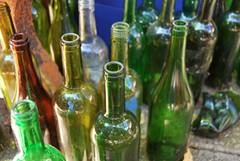 wine bottles