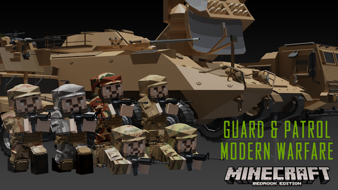 Guard & Patrol : Modern Warfare | Minecraft Addon